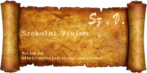 Szokolai Vivien névjegykártya